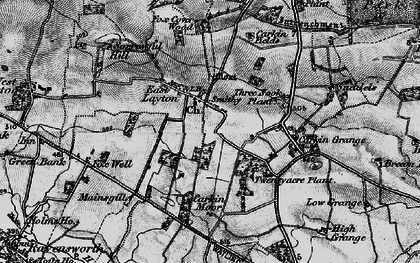 Old map of East Layton in 1897