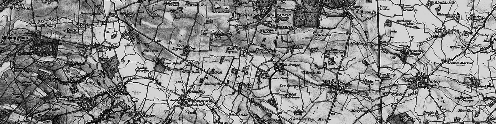 Old map of East Layton in 1897