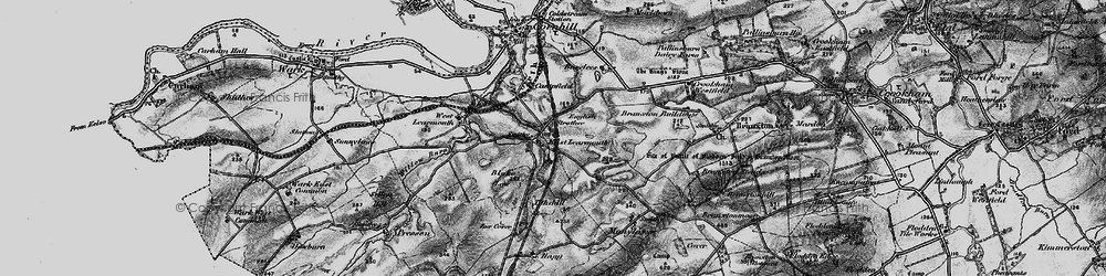 Old map of Blake Law in 1897