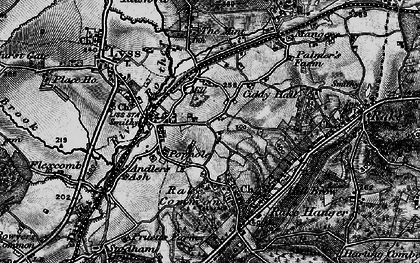 Old map of East Liss in 1895