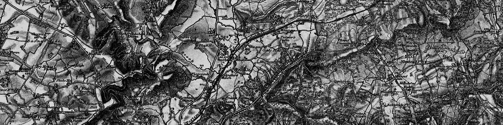 Old map of East Liss in 1895
