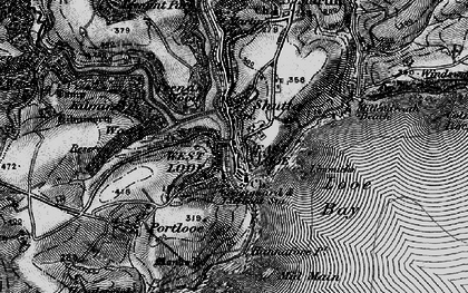 Old map of East Looe in 1896