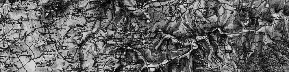 Old map of Zig-Zag Hill in 1898