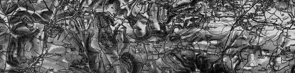 Old map of Bereleigh Ho in 1895