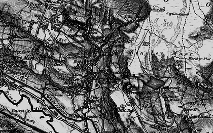 Old map of Bingley Moor in 1898