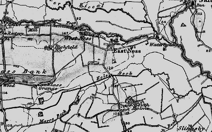 Old map of East Ness in 1898