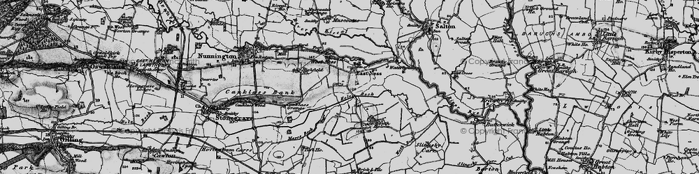 Old map of East Ness in 1898