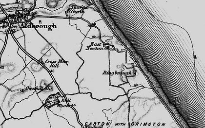 Old map of East Newton in 1897