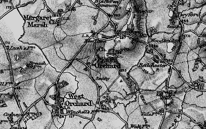Old map of East Orchard in 1898