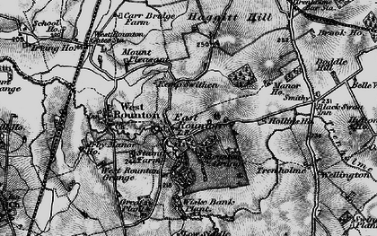 Old map of Hutton Fields Fm in 1898