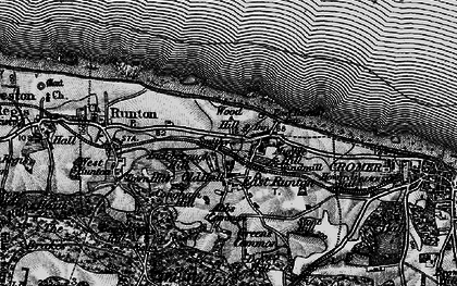 Old map of East Runton in 1899