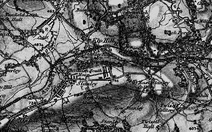 Old map of East Stanley in 1898