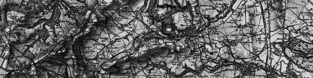 Old map of East Stanley in 1898