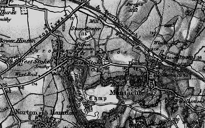 Old map of East Stoke in 1898