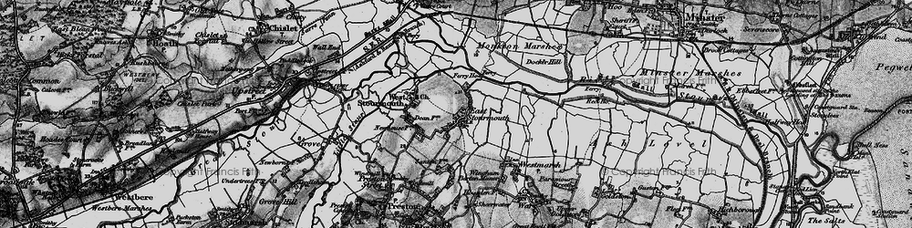 Old map of East Stourmouth in 1895