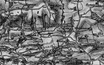 Old map of East Stowford in 1898