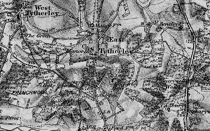 Old map of East Tytherley in 1895