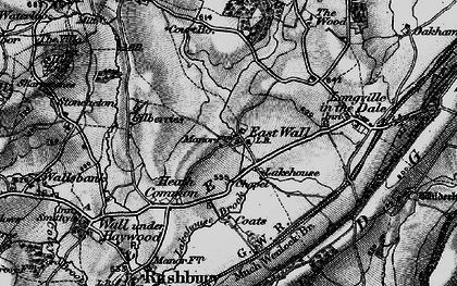 Old map of East Wall in 1899