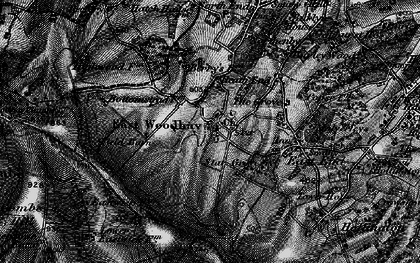 Old map of East Woodhay in 1895