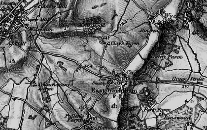 Old map of East Worldham in 1895