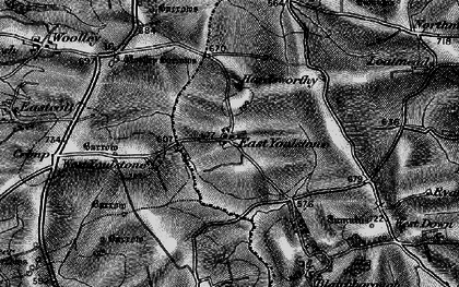 Old map of East Youlstone in 1896