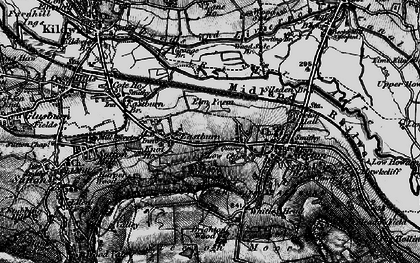 Old map of Eastburn Br in 1898