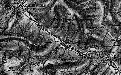 Old map of Eastbury in 1895