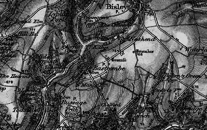 Old map of Eastcombe in 1896