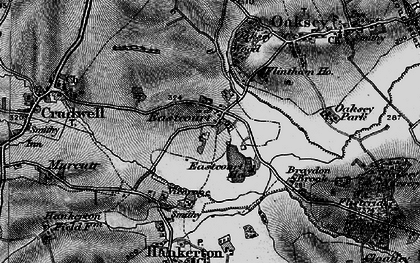 Old map of Eastcourt in 1896