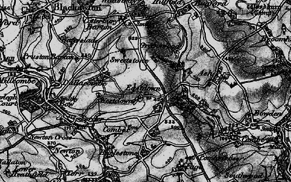 Old map of Eastdown in 1897