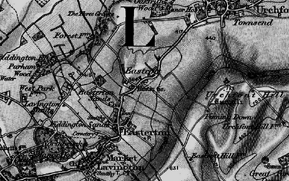 Old map of Easterton in 1898