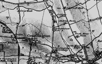 Old map of Eastfield in 1897