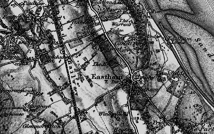 Old map of Eastham in 1896