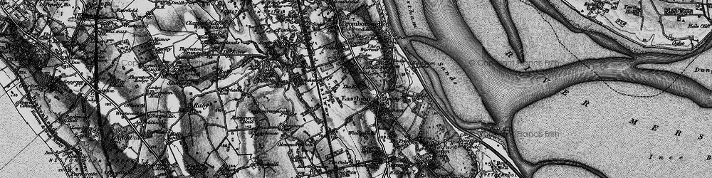 Old map of Eastham in 1896