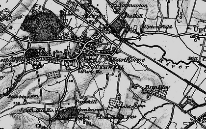Old map of Easthorpe in 1899