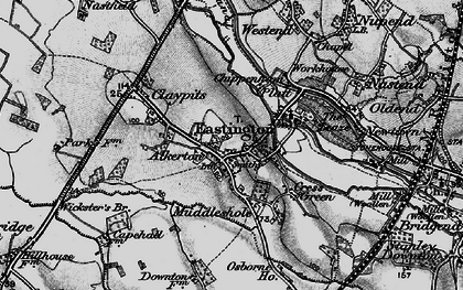 Old map of Eastington in 1897