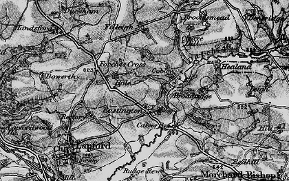 Old map of Leigh in 1898