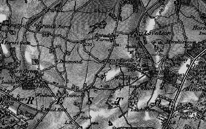 Old map of Eastland Gate in 1895