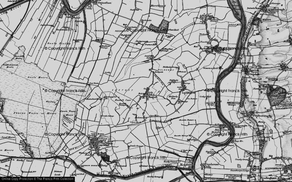 Old Map of Historic Map covering Boltgate in 1895