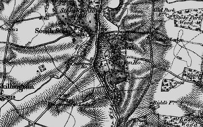 Old map of Easton in 1895