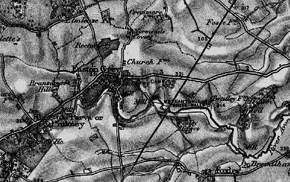 Old map of Easton Grey in 1897