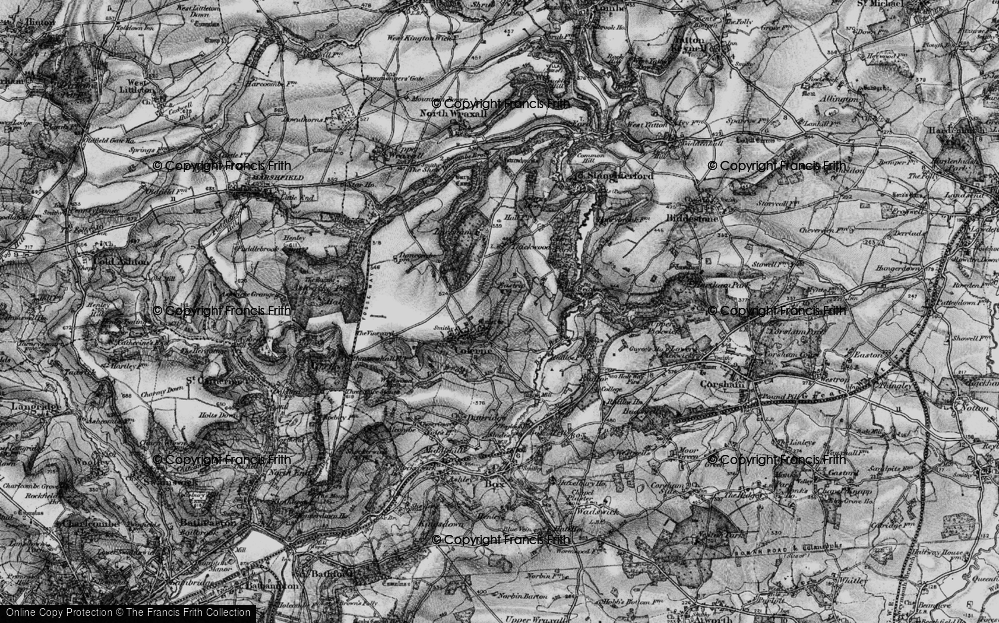 Old Map of Eastrip, 1898 in 1898