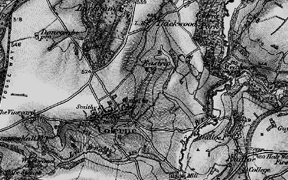 Old map of Lid Brook in 1898