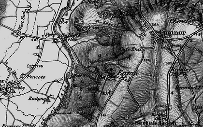 Old map of Eaton in 1895