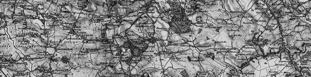 Old map of Brownhill in 1897