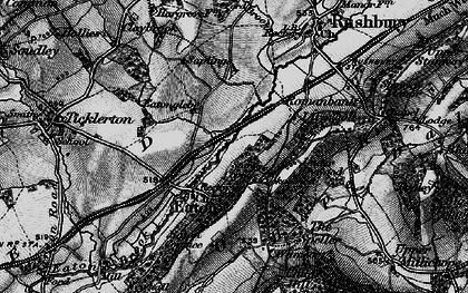 Old map of Eaton in 1899
