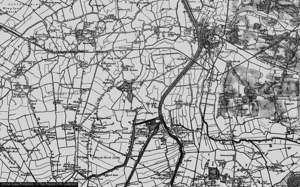 Old Map of Eau Brink, 1893 in 1893