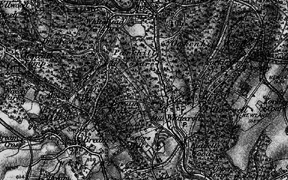 Old map of Eaves, The in 1896