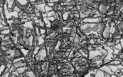Old map of Ebernoe in 1895