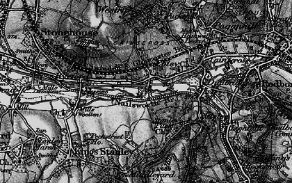 Old map of Ebley in 1897